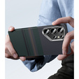 BENKS Kevlar Case for Samsung Galaxy S25 Ultra, for MagSafe, Carbon Fiber, black