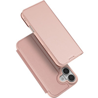 Dux Ducis case for iPhone 17, Skin Pro, with flap, with card slot, pink