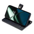 Flip case for OnePlus 12 5G, Wallet Zipper Pocket, black