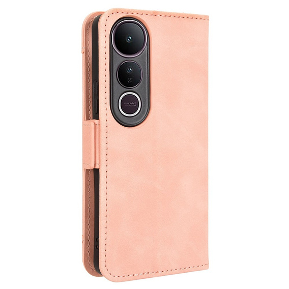 Flip case for Vivo V50 Lite 4G / 5G, Card Slot, pink