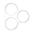 Tempered Camera Glass for Realme Note 50, transparent
