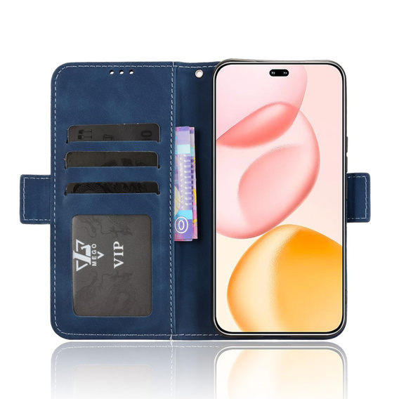 Flip case for Honor 400 Pro 5G, Card Slot, dark blue
