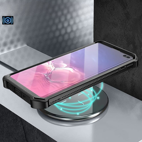 Armored case for Samsung Galaxy S10 Plus, Dexnor Full Body, black
