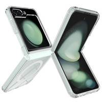 Case for Samsung Galaxy Z Flip7 FE / Z Flip6, Fusion Hybrid, for MagSafe, transparent