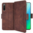 Flip case for Sony Xperia 10 IV, Card Slot, brown