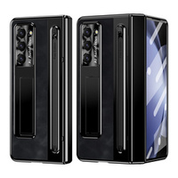 Leather+PC case with stand, glass and stylus for Samsung Galaxy Z Fold6 5G