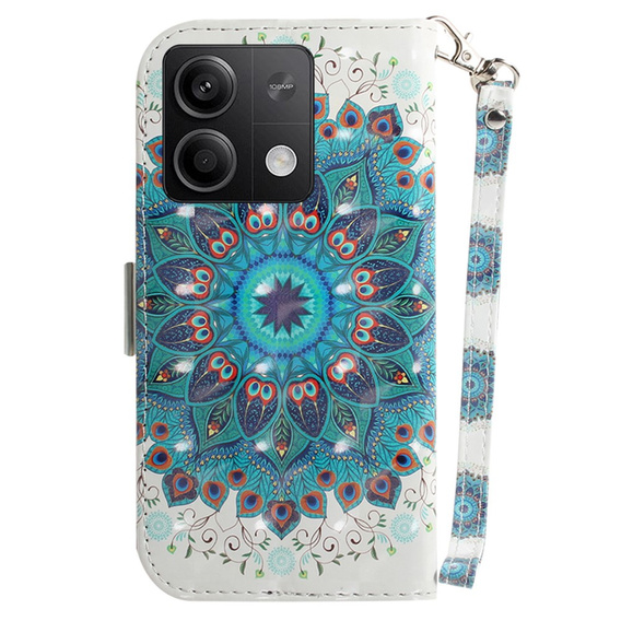 Flip case for Xiaomi Redmi Note 13 5G, Wallet, Mandala Flower