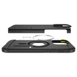 Spigen case for iPhone 16 Pro, Tough Armor Mag MagSafe, black + 9H Tempered Glass