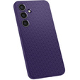 Spigen case for Samsung Galaxy S24, Liquid Air, purple + 9H Tempered Glass