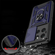 Armoured case for Motorola Moto G56 5G, CamShield Slide, blue