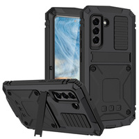 Case for Samsung Galaxy S21 FE, R-JUST, armoured, black