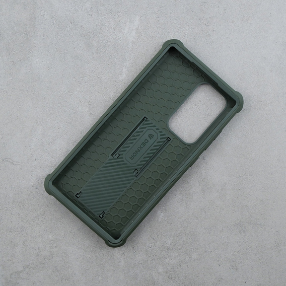 Armored case for Samsung Galaxy S23 Ultra, Dexnor Full Body (Two Frames), green