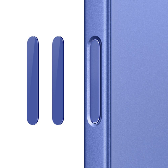 2x NORTHJO Camera Control Button Glass for iPhone 16 / 16 Plus / 16 Pro / 16 Pro Max, blue