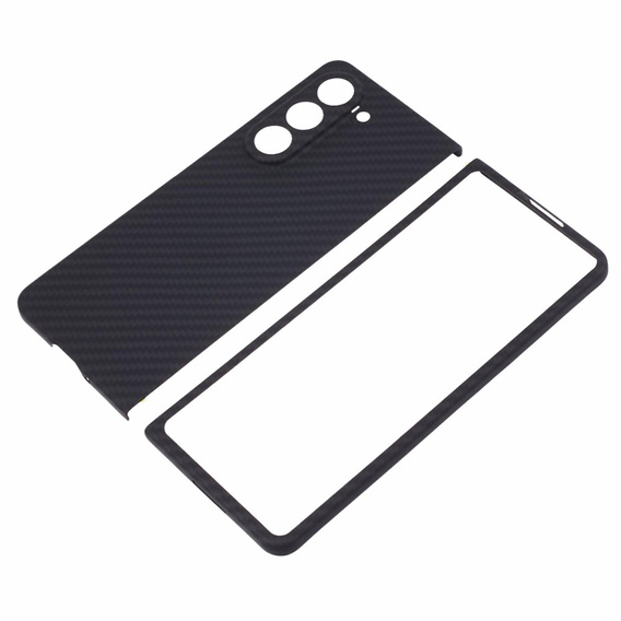 Case for Samsung Galaxy Z Fold6 5G, Aramid Fiber Cover, black