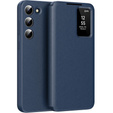 Flip case for Samsung Galaxy S22, Smart View Wallet, blue