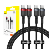Baseus Cafule USB-C to USB-C 100W cable 1m - set of 2 pieces