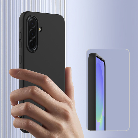 Silicone Lite Case for MagSafe for Samsung Galaxy A37 5G, black