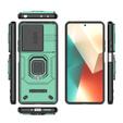 Case for Xiaomi Redmi Note 13 5G, KickStand Camera Lens, green