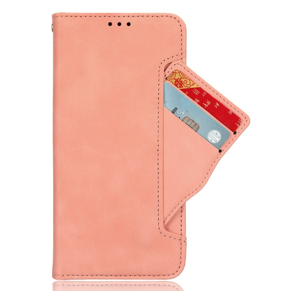 Flip case for Xiaomi Redmi 15C 4G/LTE, Card Slot, pink