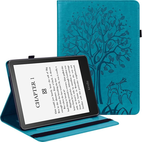 Flap case for Amazon Kindle Paperwhite 5 (2021), tree, blue