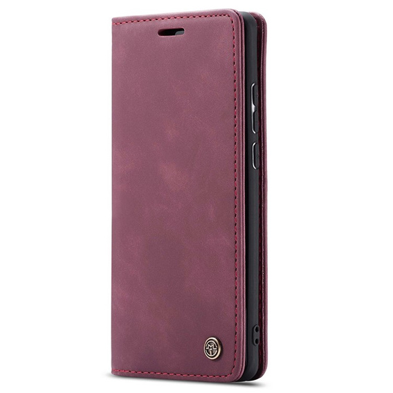 CASEME case for Huawei P30 Pro, Leather Wallet Case, maroon