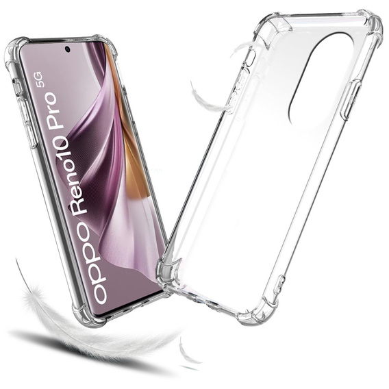 Case for Oppo Reno 10 / 10 Pro, Dropproof, transparent
