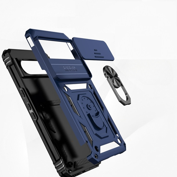 Case for Google Pixel 8 Pro, CamShield Slide, blue
