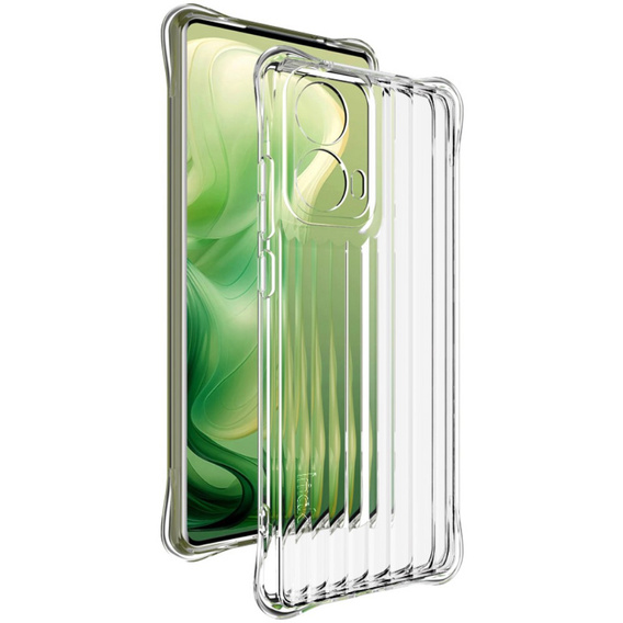 IMAK case for Motorola Moto G85 5G, Stripe Dropproof, transparent