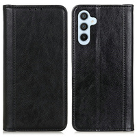 Case for Samsung Galaxy A26, Wallet Litchi Leather, black