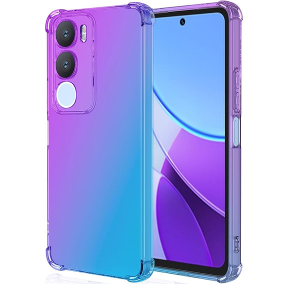 Case for Vivo Y19s, Gradient Dropproof, Purple / blue