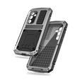 Armored case for Samsung Galaxy S24+ Plus, R-JUST, silver
