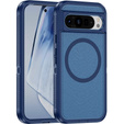 Case with frame for Google Pixel 9 / Google Pixel 9 Pro, for MagSafe, blue