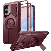 Armored case for Samsung Galaxy S24 FE, Dexnor Full Body (Two Frames), pink