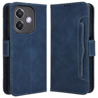 Flip case for Oppo A40 / Oppo A40m, Card Slot, dark blue