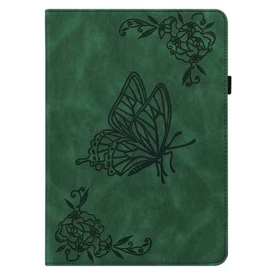 Case for Lenovo Tab M10 Plus 10.6 Gen 3 TB-125F TB-128F, Butterfly, green