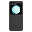 Case for Samsung Galaxy Z Flip5 5G, Aramid Fiber Cover, black