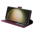 Flap case for Samsung Galaxy S23 Ultra, Wallet, for MagSafe, maroon