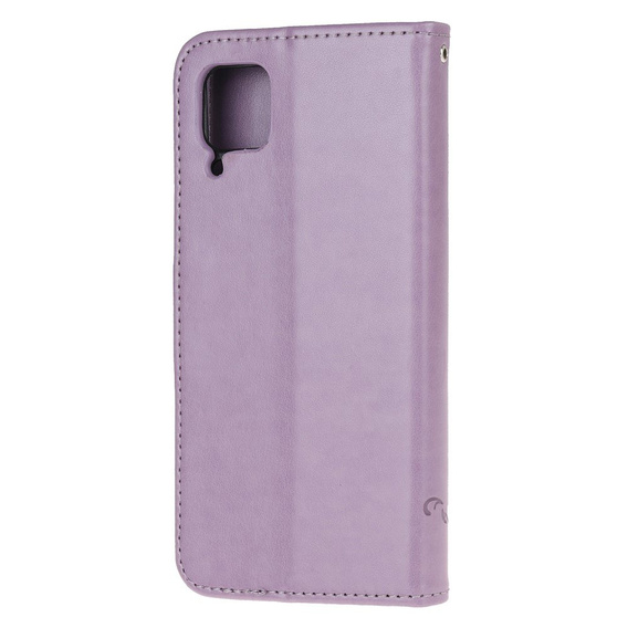 Flip case for Huawei P40 Lite, Butterfly Flower, purple