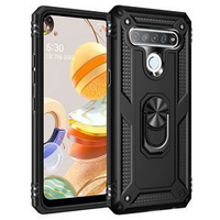 Armor Case for LG K61, Nox Case Ring, black