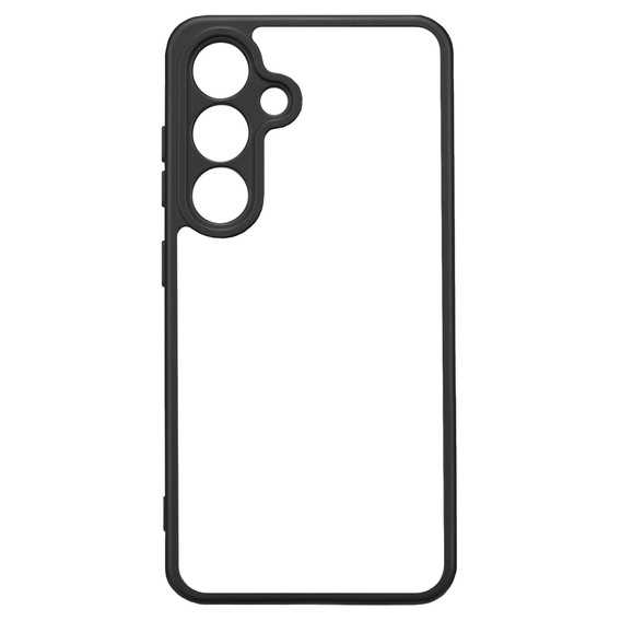 Case for Samsung Galaxy S24+ Plus, Fusion Hybrid, with camera protection, transparent / black