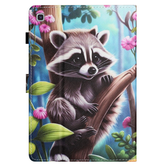 Case for Samsung Galaxy Tab S6 Lite 2022 / 2020, with flap, raccoon