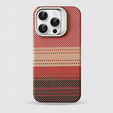 Case for iPhone 15 Pro, Frame Kickstand, for MagSafe, Sunset Orange