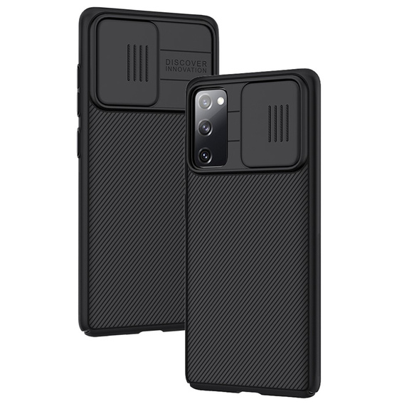 Case for Samsung Galaxy S20 FE, Armored Nillkin, CamShield Pro, black