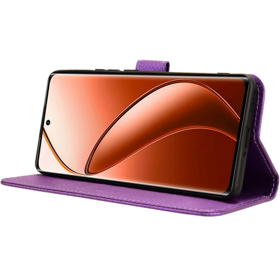 Flip case for Realme 12 Pro 5G / 12 Pro+ 5G, Wallet Smart Magnet, purple