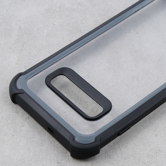 Case for Samsung Galaxy S10 Plus, Dexnor Full Body Rugged, transparent / black