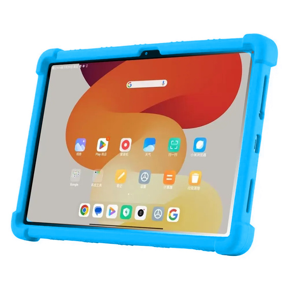 Silicone case for Xiaomi Redmi Pad SE 11", Impact, armor, blue