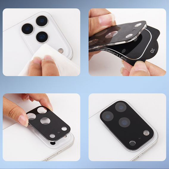 Tempered Camera Glass for iPhone 16 Pro / 16 Pro Max, transparent