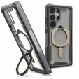 Urban Armor Gear case for Samsung Galaxy S25 Ultra, Plasma XTE MagSafe Kickstand, black