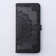 Flip case for Motorola Moto G54 5G, Mandala, black