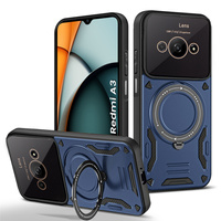 Armored Case for Xiaomi Redmi A3, Magnetic Ring, blue